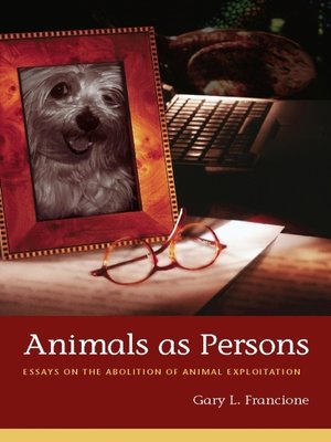 cover image of Animals as Persons